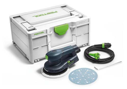 Festool Exzenterschleifer ETS EC 150/5 EQ-Plus, stufenlose Drezahl, lange Lebensdauer durch EC-Technik, kompakt, leicht