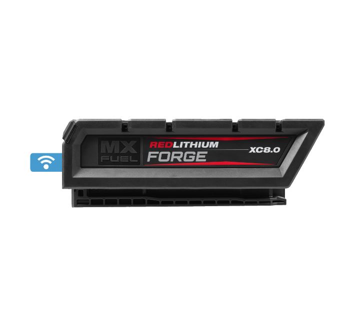 MX FUEL FORGE 8Ah Akku, 33 Prozent mehr Laufzeit zu MXF XC406 Akku, aktives Kühlsystem, schnelle Ladung, bester Wetter und Baustellschutz Kopie
