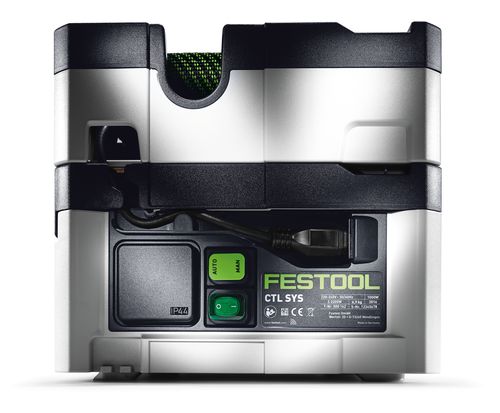 Festool Absaugmobil CTL SYS CLEANTEC mit Polsterdüse, Fugendüse, Filtersack, Antistatik-Saugschlauch, Tragegurt