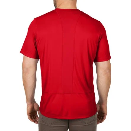 WORKSKIN™ Funktions-T-Shirt Rot, Gr. XL,  mit UV-Schutz, geringes Gewicht, feuchtigkeitsableitend, schnelltrocknend