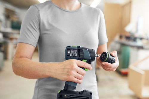 Festool Akku-Bohrschrauber TXS 18 Basic-Set, ergonomisch, leicht, kompakt, FastFix-Schnittstelle, LED