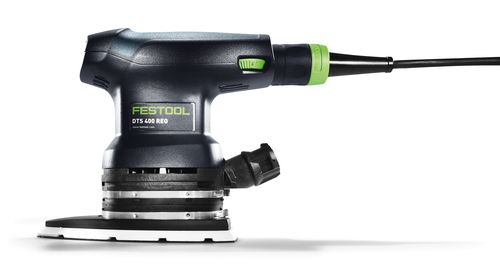 Festool Deltaschleifer DTS 400 REQ-Plus mit Systainer, Protector, Schleifschuh, ermüdungsarm, hoher Abtrag, geringes Gewicht nur 1,3kg, Longlife-Staubbeutel