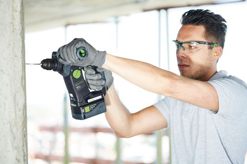 Festool Akku-Bohrhammer BHC 18-Basic, Bohrem mit sowie ohne Schlag, Bluetooth-Konnektivität, haltbare Akku-Technik