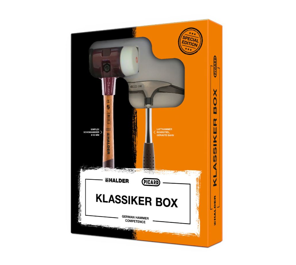 Klassikerbox PICARD Latthammer Nr. 298 + HALDER SIMPLEX Schonhammer