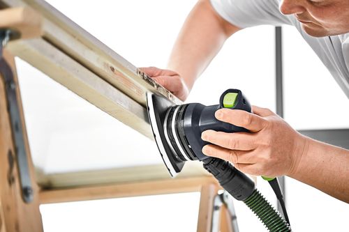 Festool Deltaschleifer DTS 400 REQ-Plus mit Systainer, Protector, Schleifschuh, ermüdungsarm, hoher Abtrag, geringes Gewicht nur 1,3kg, Longlife-Staubbeutel