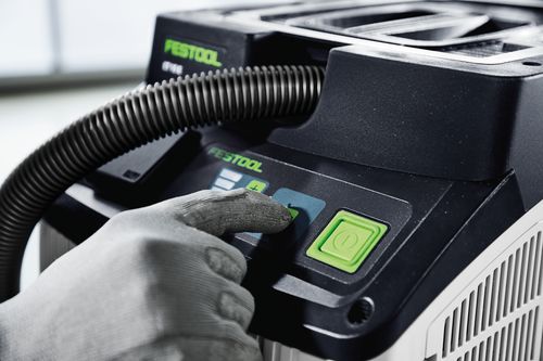 Festool Absaugmobil CT 15 E-Set CLEANTEC mit Reinigungsset und Filtersack, Touch-Bedienung, Regulierbar, Antistatik