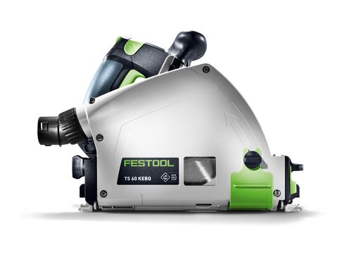 Festool Tauchsäge TS 60 KEBQ-Plus mit Systainer, Universal-Sägeblatt, KickbackStop, EC-TEC-Motor, FastFix Sägeblattwechsel.