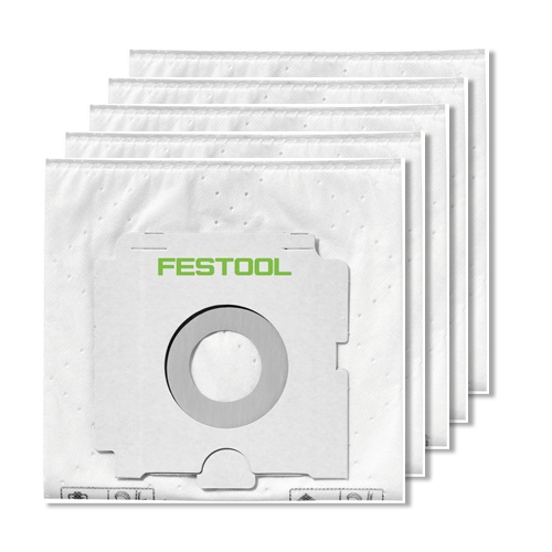 Festool SELFCLEAN Filtersack SC FIS-CT 26/5 (5 Stück) passend für Festool CT26 Absaugmobile , selbstreinigend beim Abschalten