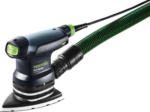 Festool Deltaschleifer DTS 400 REQ-Plus mit Systainer, Protector, Schleifschuh, ermüdungsarm, hoher Abtrag, geringes Gewicht nur 1,3kg, Longlife-Staubbeutel