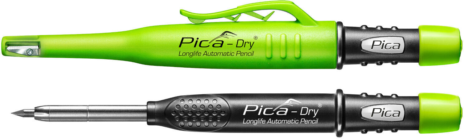 Pica DRY Longlife Automatic Pen, Druckbleistift, Power-Lock-Mechanismus, Staub- und Nässegeschützt, Integrierter Spitzer