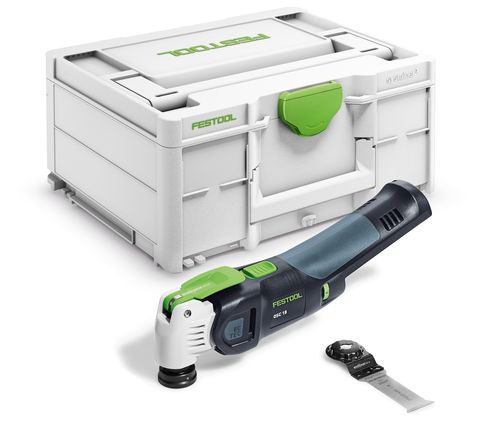 Festool Akku-Oszillierer OSC 18 E-Basic VECTURO mit Universal-Sägeblatt, Systainer